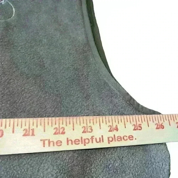 North End Sz L Fleece Vest Embroidered Bear Center Cozy Cabin Core - Picture 11 of 15